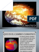 Cambio Climatico