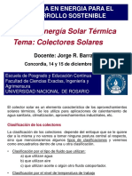 3 Colectores Solares - UNR 2018
