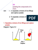 Activity: 4.1 Separating The Components of A Mixture
