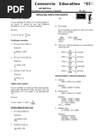 Aritmética 4to Sec 3er BIM