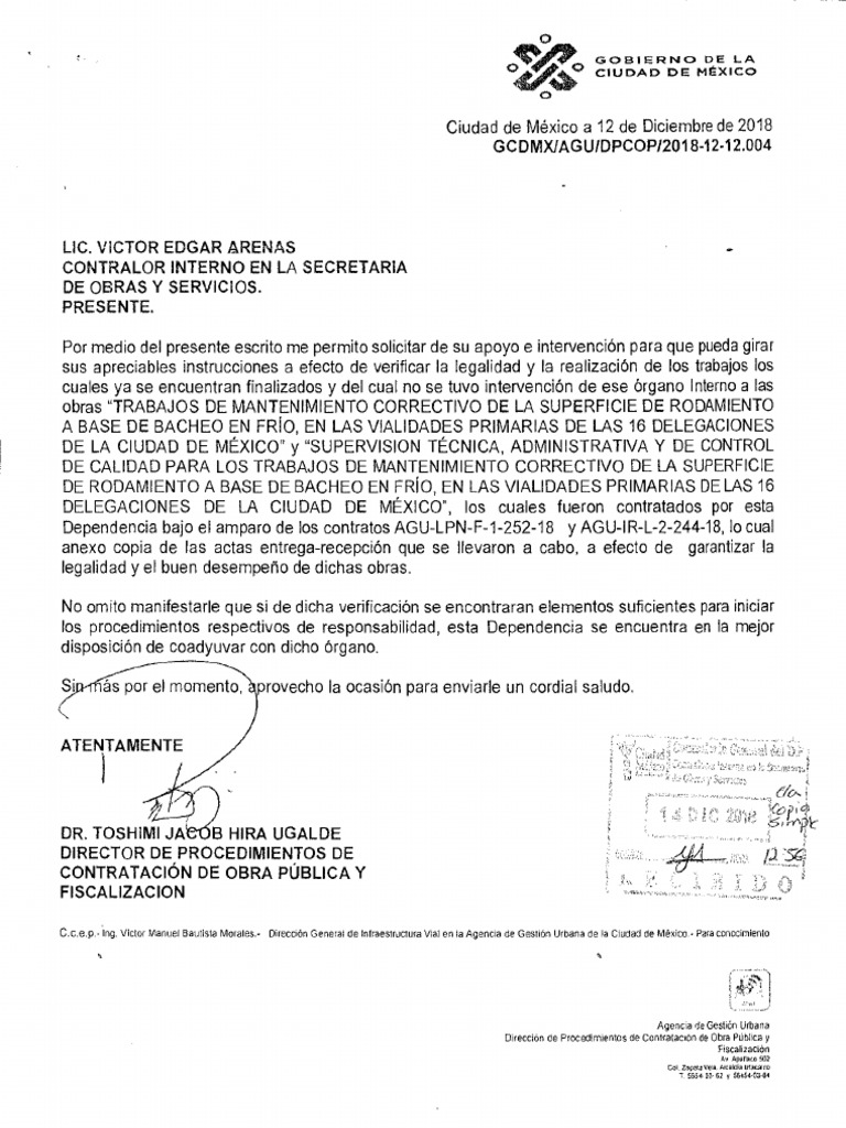 Acta entregarecepción