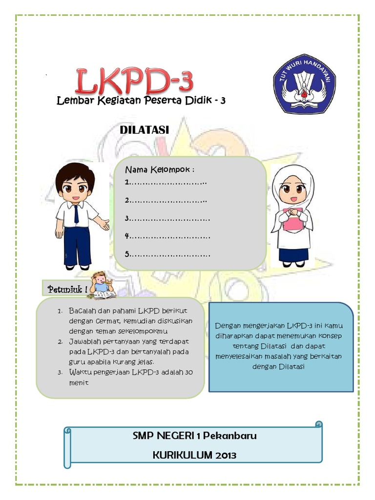 Lkpd Dilatasi Fix Yang Mau Dikumpul
