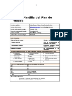 Plantilla de Plan de Unidad