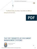 The Top 7 Benefits of Document Management Systems
