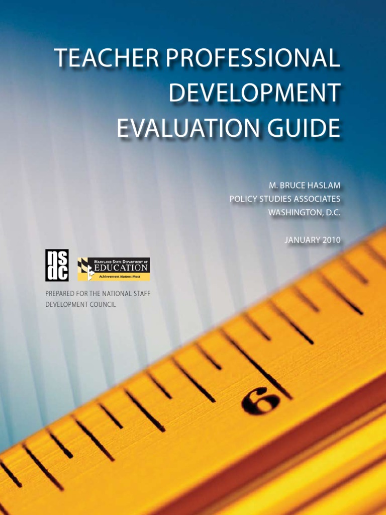 Evaluating Teacher Development Programs | PDF | Evaluation | Teachers