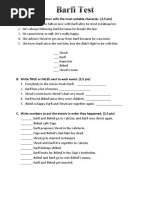 Barfi Test