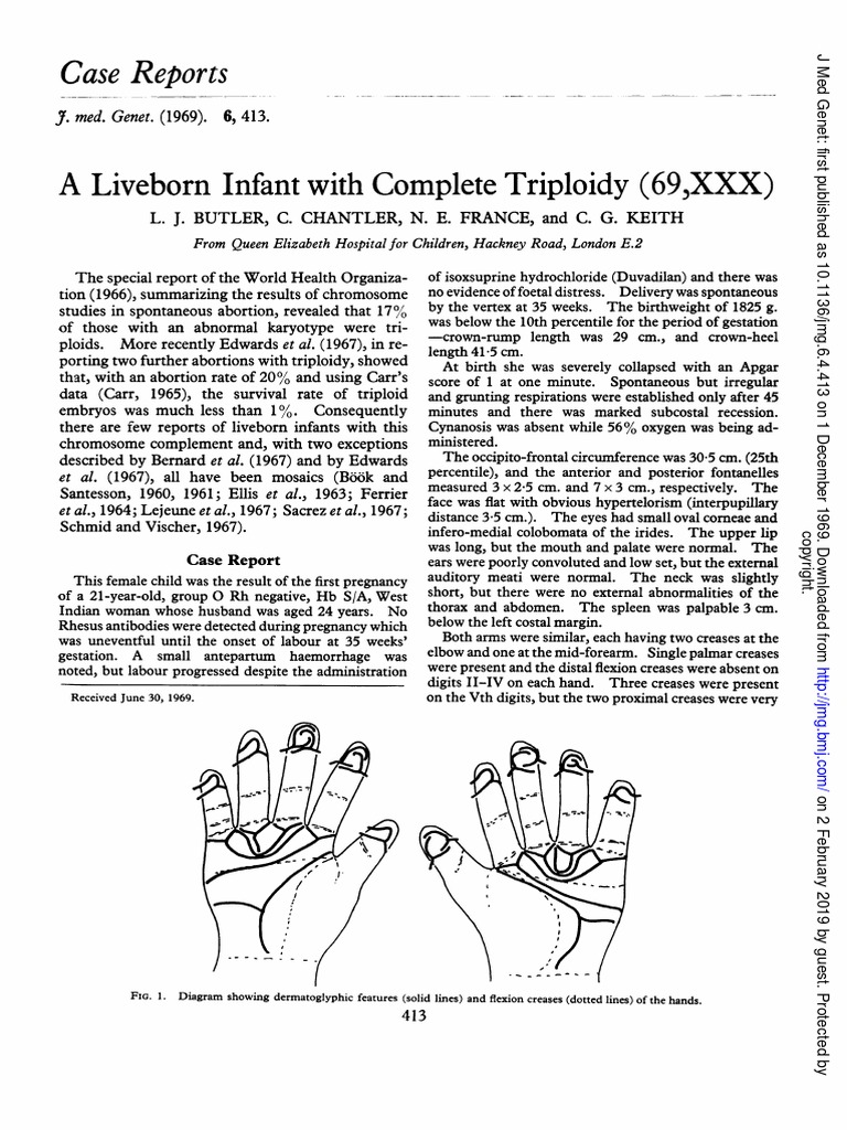 Complete Triploidy Case Reports PDF Ploidy