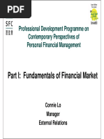 Part I: Fundamentals of Financial Market