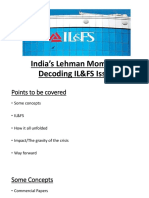 India's Lehman Moment? Decoding IL&FS Issue
