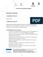 Fisa Post Director Tehn PDF