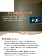 Kerajaan Aceh (Selasa)