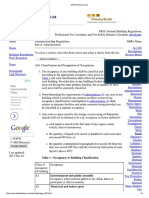 Occupancy Classification