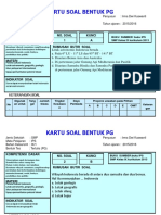 Contoh Kartu Soal Kenampakan Alam