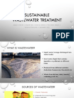 Sustainable Wastewater Treatment