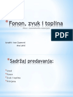 Fonon Zvuk I Toplina