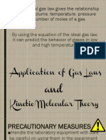 Application of Gas Law