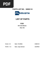 List of Parts