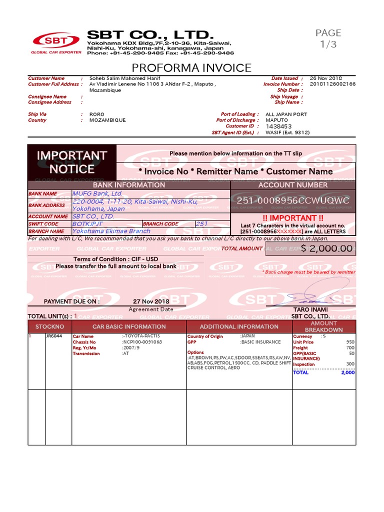 20181126002166 | Receipt | Banks