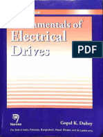 Fundamentals of Electrical Drives (2001) (GK Dubey) Gopal K. Dubey