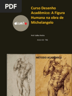 Proporções No Deseho de Michelangelo-Desenho Acadêmico-Galber Rocha