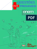 As 80 questões mais prováveis do ENEM sobre Biologia, Física, Química, Matemática, Geografia, História, Gramática e Literatura