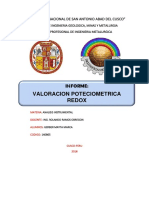 Valoracion Poteciometrica Redox Gerber