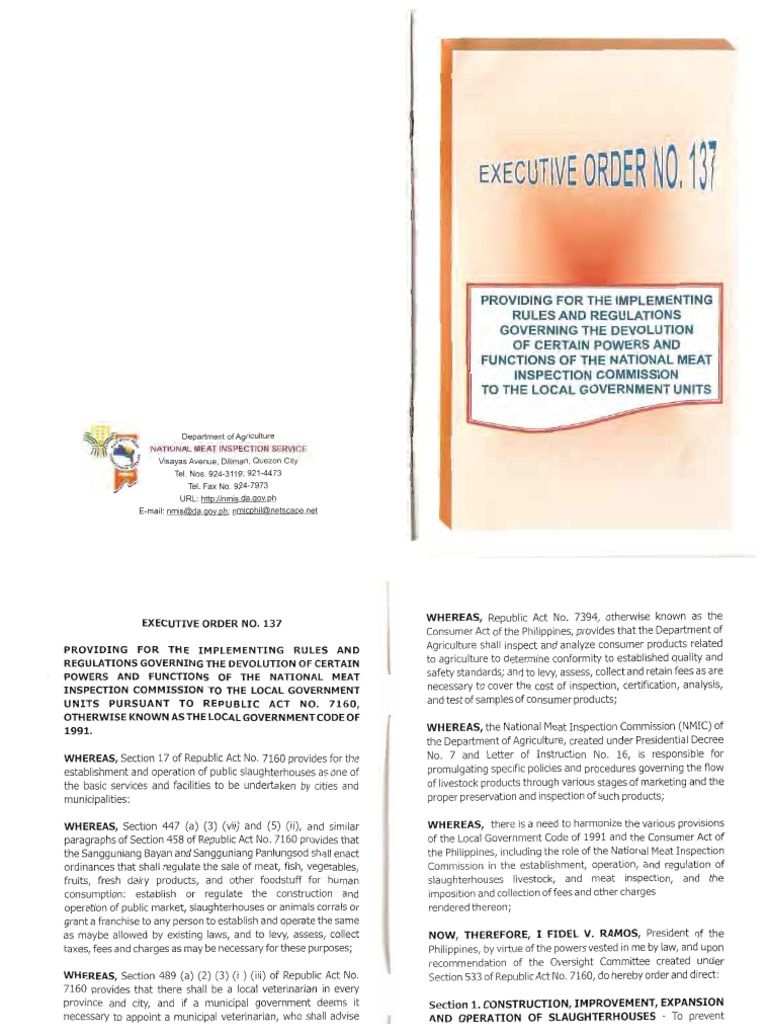 Slaughterhouse Law IRR PDF PDF