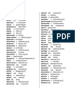A5 Dictionary English German PDF