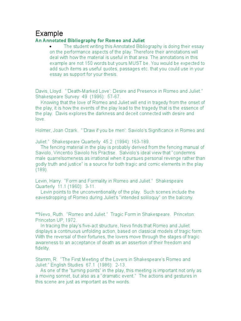 Example of An Annotated Bib | PDF