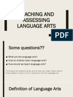 Teaching and Assessing Language Arts