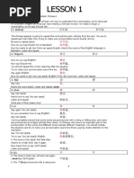 Chinese Lessons 1