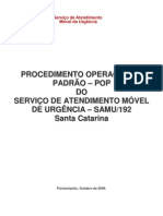 POP - SAMU Santa Catarina