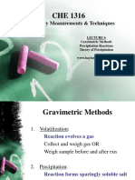 201 L 4 Gravimetric Analysis