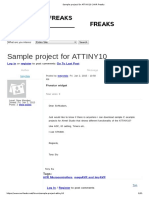 Sample Project For ATTINY10 - AVR Freaks