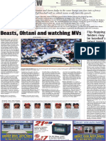 Beasts, Ohtani and Watching MVS: Flip-Fl Opping Fi Elders May Be Baseball'S Latest Trend