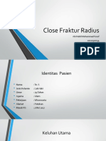 Close Fraktur Radius