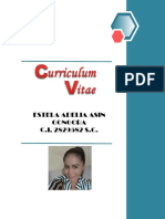 Curriculum Vitae Estela