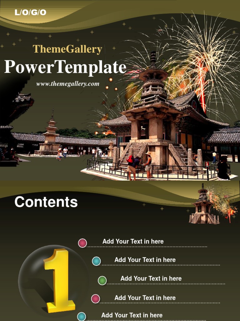 ThemeGallery PowerPoint Template Guide | PDF | Software | Computing
