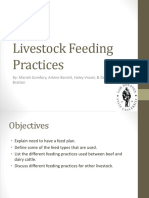 Livestock Feeding Practices