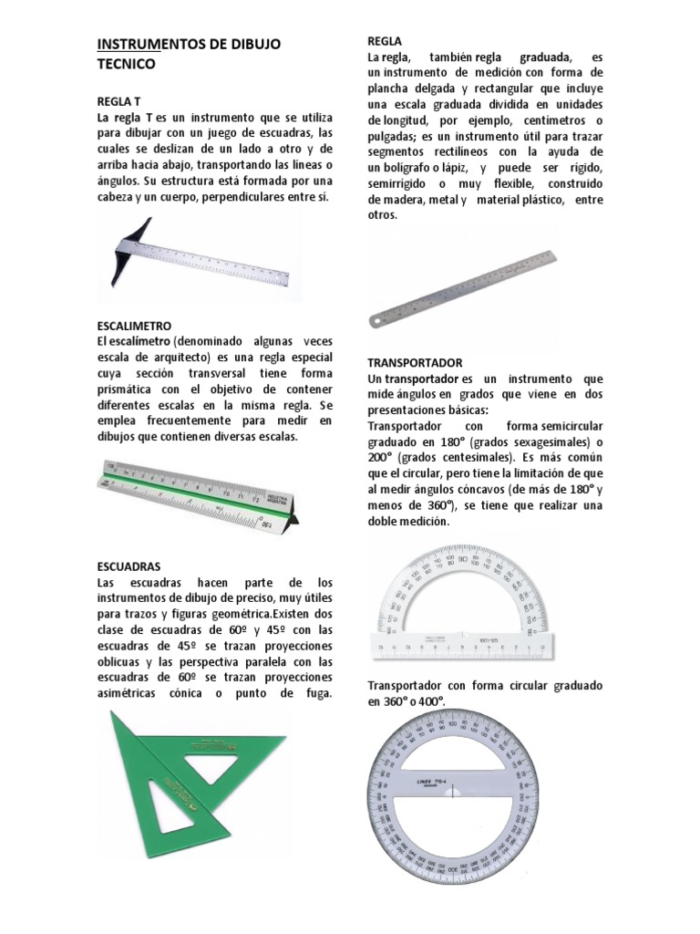 Instrumentos Tecnico | PDF | Dibujo