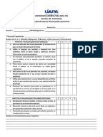 Evaluación de Exposiciones