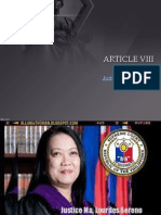 Article VIII Judiciary Branch Consti