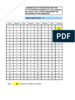 ISRO Answer Key Civil