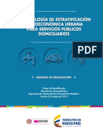 Metodologia 2017 de Estratificación Urbana_Manual de Realización