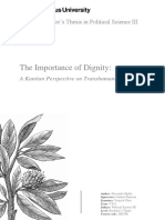 (Alexander Hjelm) The Importance of Dignity - A Kantian Perspective On Transhumanism