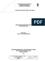 Memoria de Calculo Puente PDF