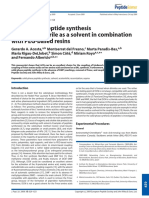 Acosta, G. A., Albericio, F. (2009) - Solid-Phase Peptide Synthesis Using Acetonitrile As A Solvent in Combination With PEG-based Resins. Journal of Peptide Science, 15 (10), 629-633 PDF