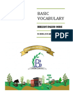 Basic Vocabulary: Brilliant English Course