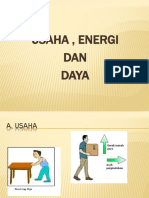 Usaha, Energi, Dan Daya