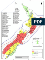 Seismic Risk Areas Map